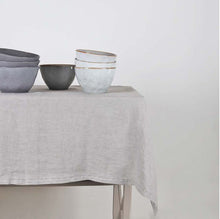 Load image into Gallery viewer, 100% Linen Grey Tablecloth 150 x 250
