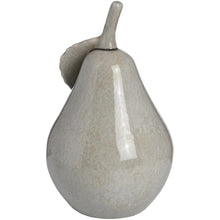Load image into Gallery viewer, Antique Grey Large Ceramic Pear
