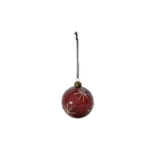 Load image into Gallery viewer, Bauble, Star, Burgundy
