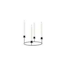 Load image into Gallery viewer, Candle stand, Ring, Black
