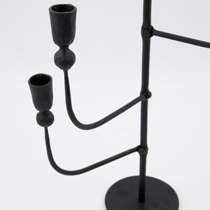 Candle stand w. 5 cups, Ira, Black