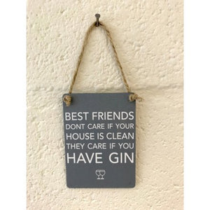 Care If You Have Gin Mini Metal Sign