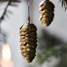 Load image into Gallery viewer, Cone Ornaments, Gold
