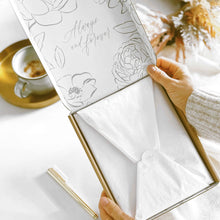 Load image into Gallery viewer, Luxury Eucalyptus Wedding Planner Book with Gilded Edge
