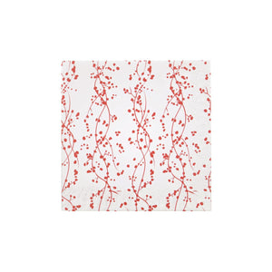 Napkins, Berry Branch, Red