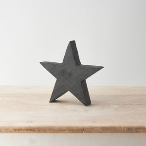 Black Wooden Star