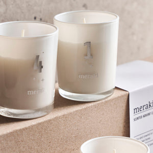 Scented advent candles, Frozen Meadow