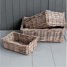 Load image into Gallery viewer, Set of Three Kubu Basket Trays
