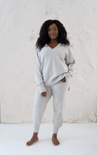 Load image into Gallery viewer, The Kira Slouchy Pullover - Cloud Grey
