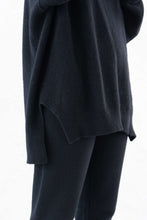 Load image into Gallery viewer, The Kira Slouchy Pullover - Midnight Black

