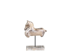 Wooden Horse Figure