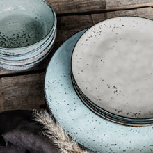 Load image into Gallery viewer, Cake plate, Rustic, Grey/Blue
