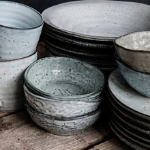 Load image into Gallery viewer, Bowl, Rustic, Grey/Blue, Small
