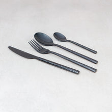 Load image into Gallery viewer, Antique Black Oslo Cutlery Set

