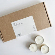 Load image into Gallery viewer, Bloom Essential Oil Soy Wax Tealights x15 Gift Box
