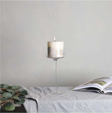 Load image into Gallery viewer, Clear Pillar Candle Holder
