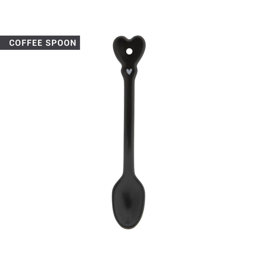 Matt Black Coffee Spoon