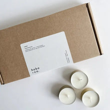 Load image into Gallery viewer, Roam Essential Oil Soy Wax Tealights x15 Gift Box
