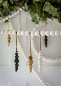 Wooden Bead Droplets