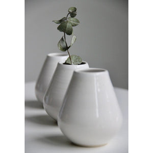 White Small Bud Vase