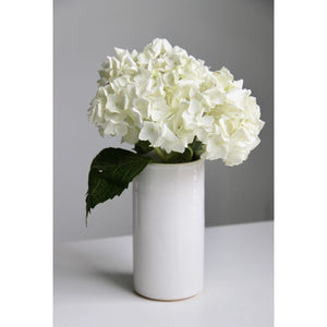 White Cylinder Vase